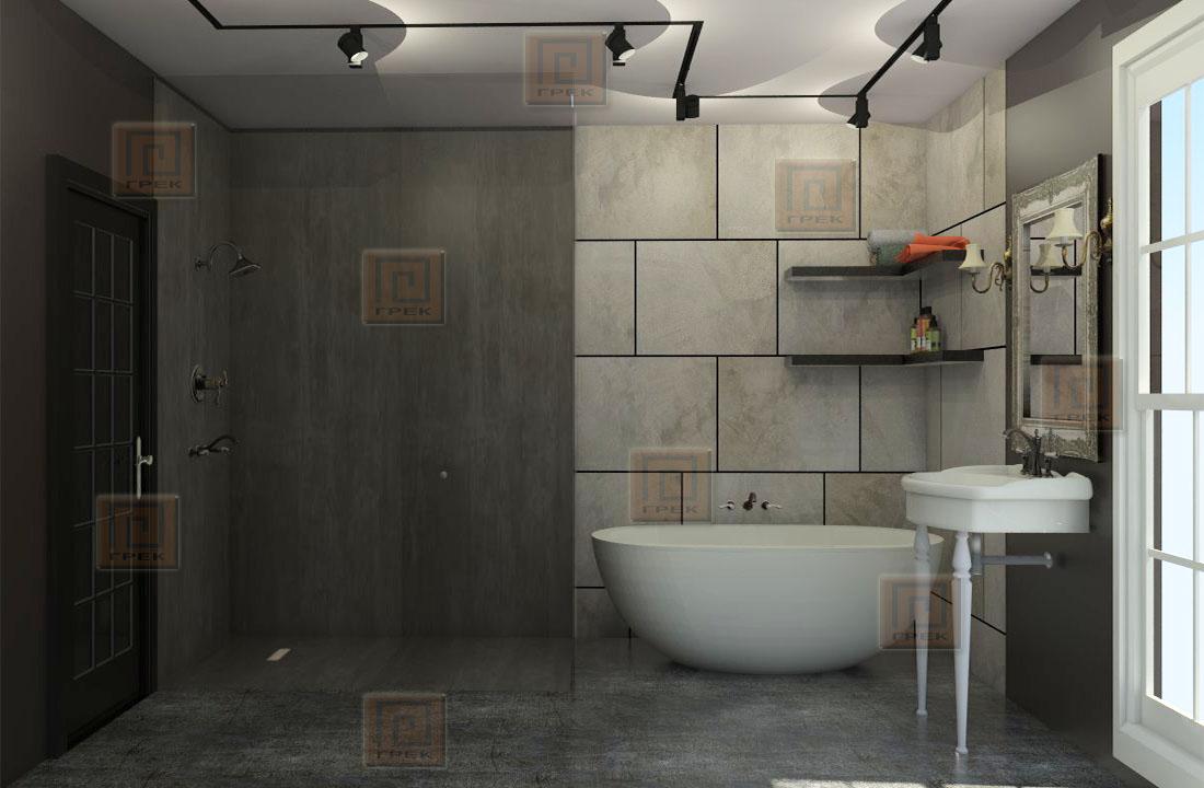 Микроцемент в интерьере Loft
