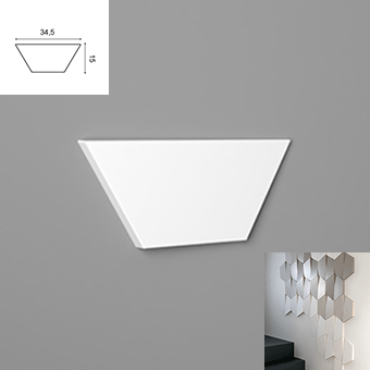 W101-Trapezium 34,5x15x2,9cm