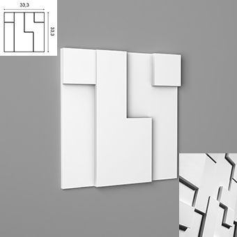 W102-Cubi 33,3x33,3x2,5cm